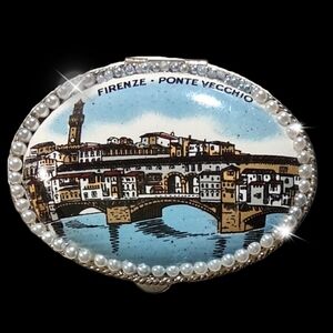 Firenze Ponte Vecchio Scene Trinket Case